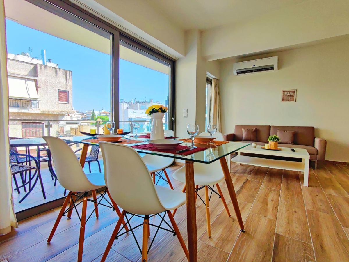 Wsd Luxury Bright 2Bd Apt With Sea View Balcony Athènes Extérieur photo